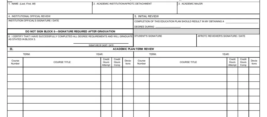 entering details in hfd form 48 step 1