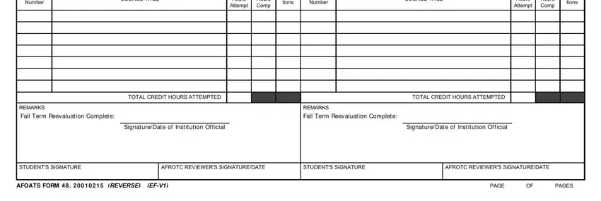 Finishing hfd form 48 stage 4