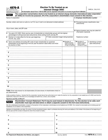 Form 4876 A Preview