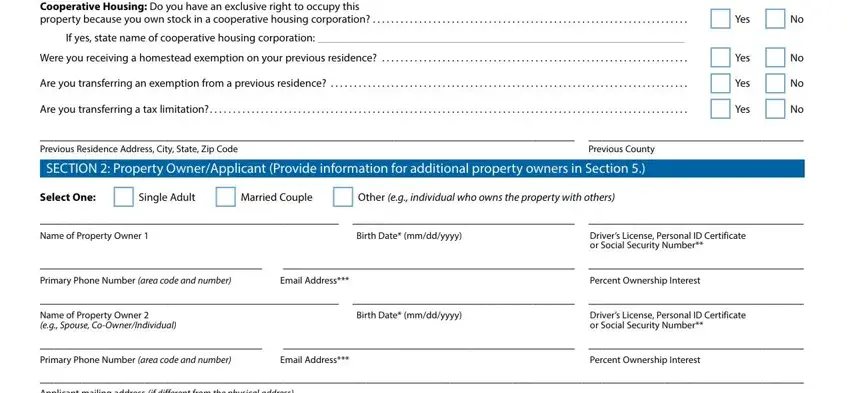 Filling in how to fill out form 50 114 texas stage 2