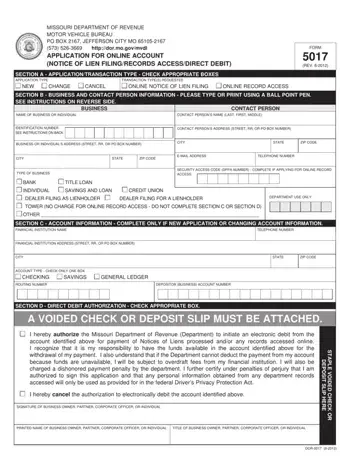 Form 5017 Missouri Preview