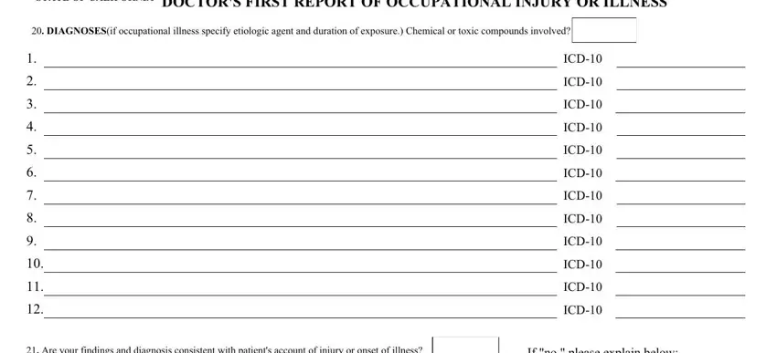 Completing doctors first report part 4