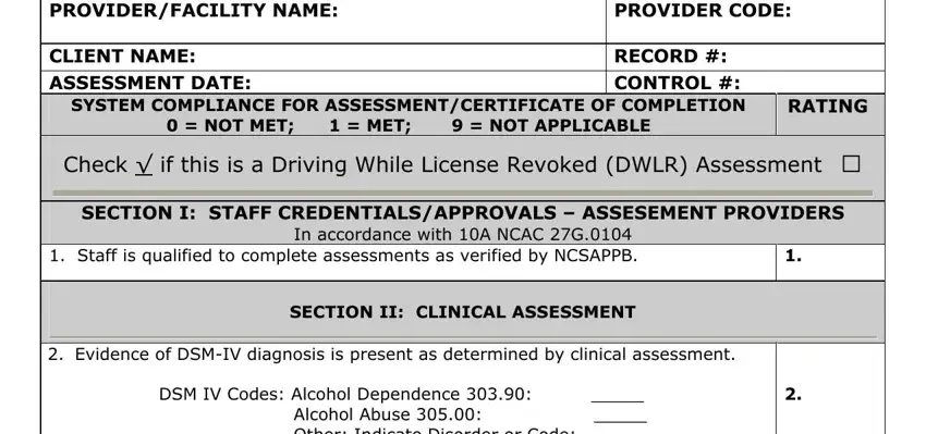 completing 508 form dmv north carolina step 1