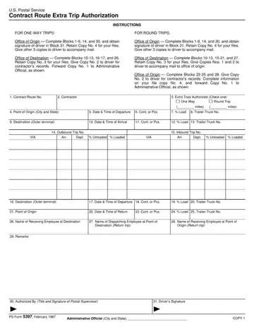 Form 5397 Preview