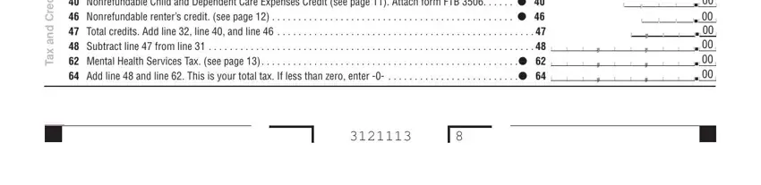 Donot s t i d e r C d n a x a T, and Tax see Tax Table fields to fill