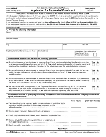 Form 5434 A Preview