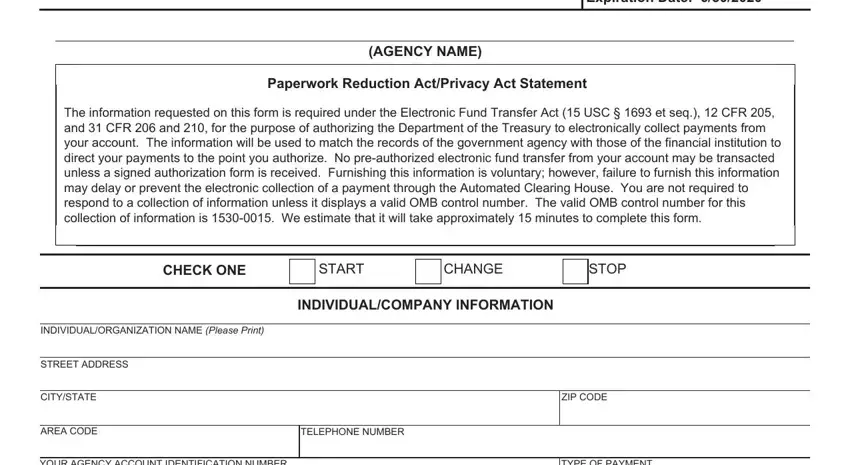 filling in irs form 5510 part 1