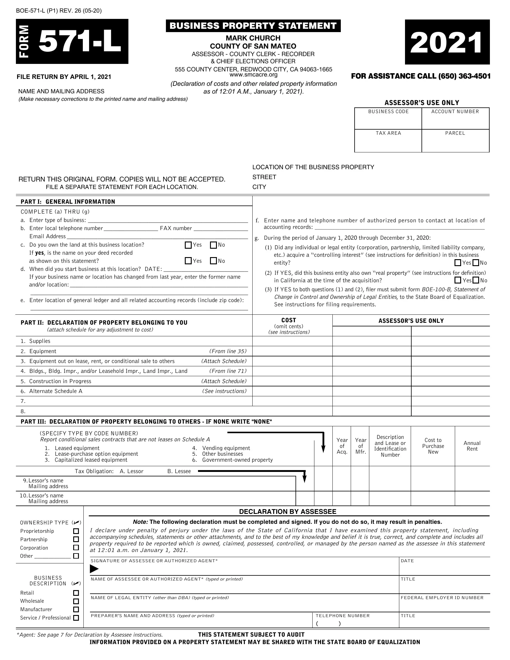 Form 571 L Fill Out Printable PDF Forms Online