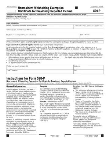 Form 590 P Preview