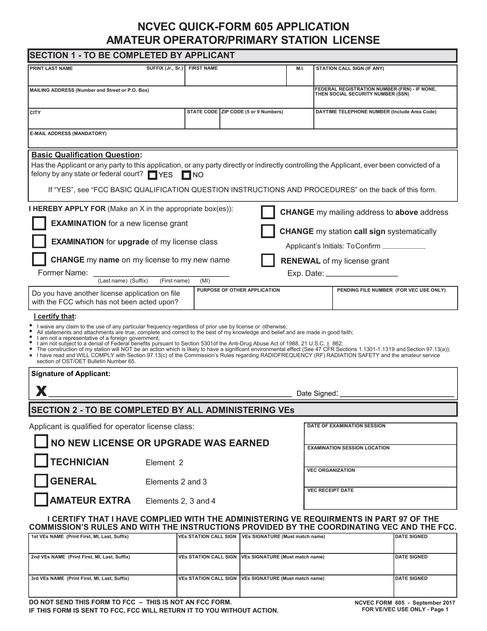 Form 605 ≡ Fill Out Printable PDF Forms Online