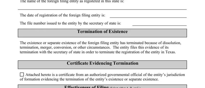 filling out form 612 texas part 1