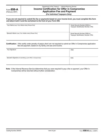 Form 656 A Preview