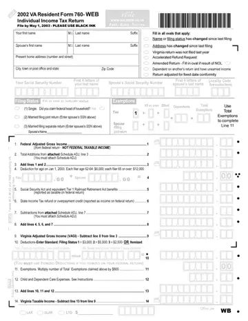 Form 760 Web Preview