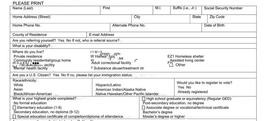 entering details in Form 80 Vr 01 A part 1