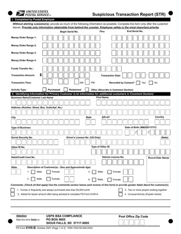 Form 8105 B Preview
