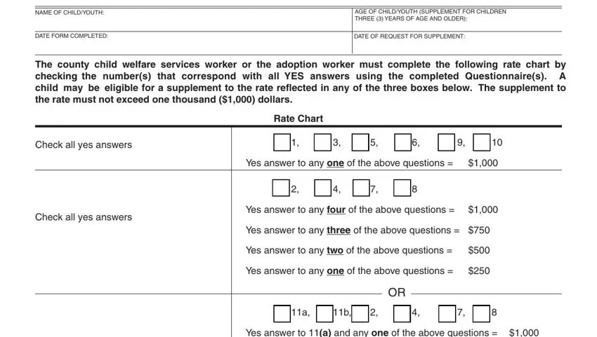 step 1 to filling in divorce summons form