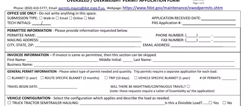 fdotmaint empty spaces to fill out