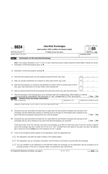 Form 8824 Preview
