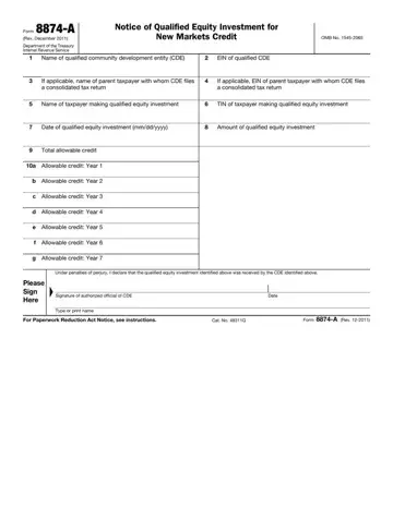 Form 8874 A Preview