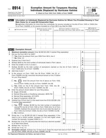 Form 8914 Preview