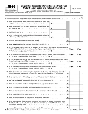 Form 8926 Preview