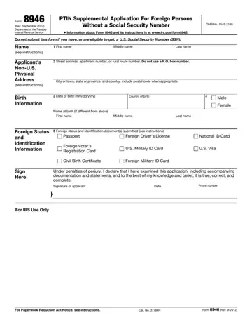Form 8946 Preview