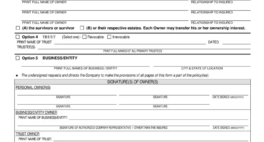 Completing mutual form 90 1940 step 2