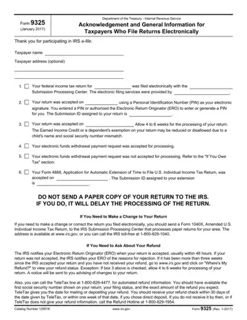 Form 9325 Preview