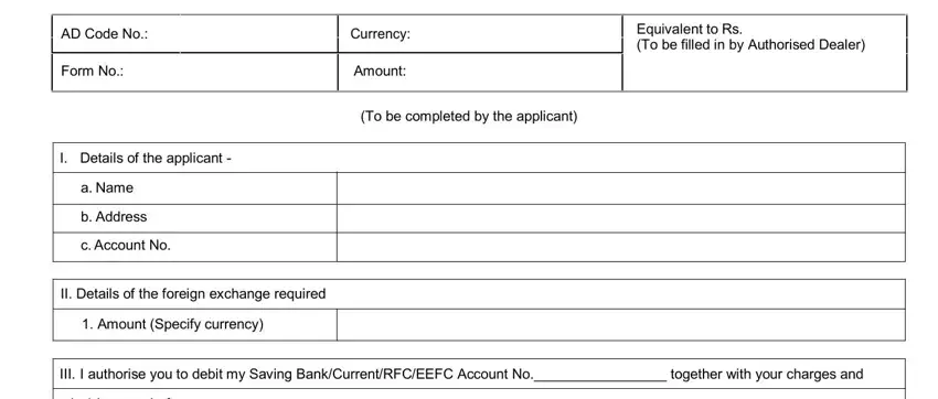 sbi foreign remittance form gaps to fill in