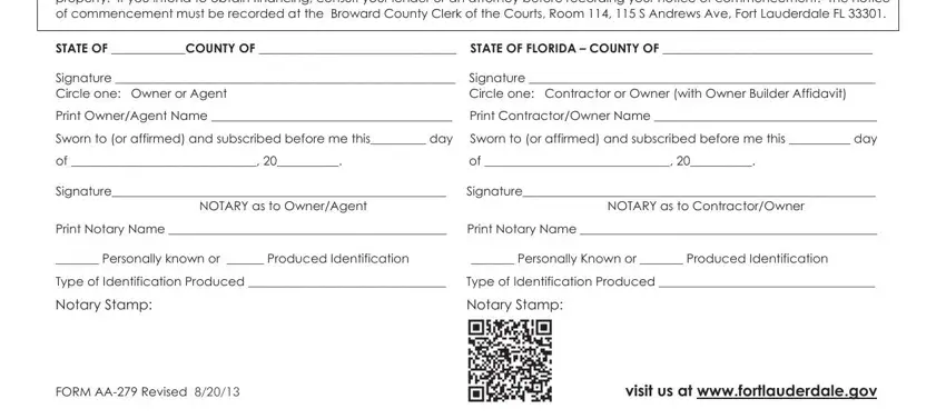 stage 3 to completing fort lauderdale permit application