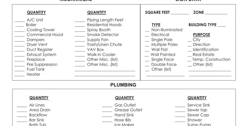 Entering details in fort lauderdale permit application stage 4