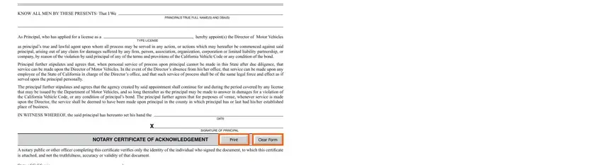 filling out adm 9050 form part 1