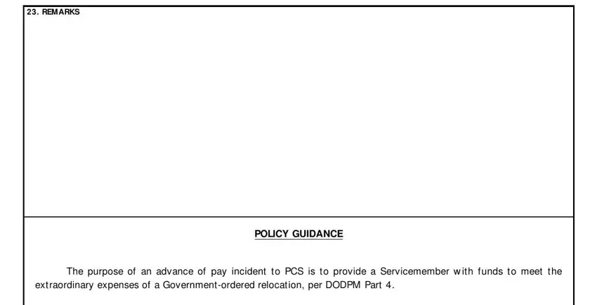 stage 3 to completing dd form 2560 advance pay certification authorization