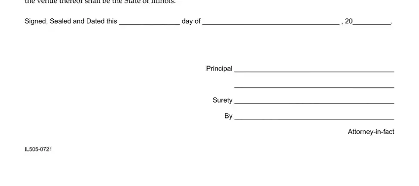 stage 2 to finishing PrincipalandSurety