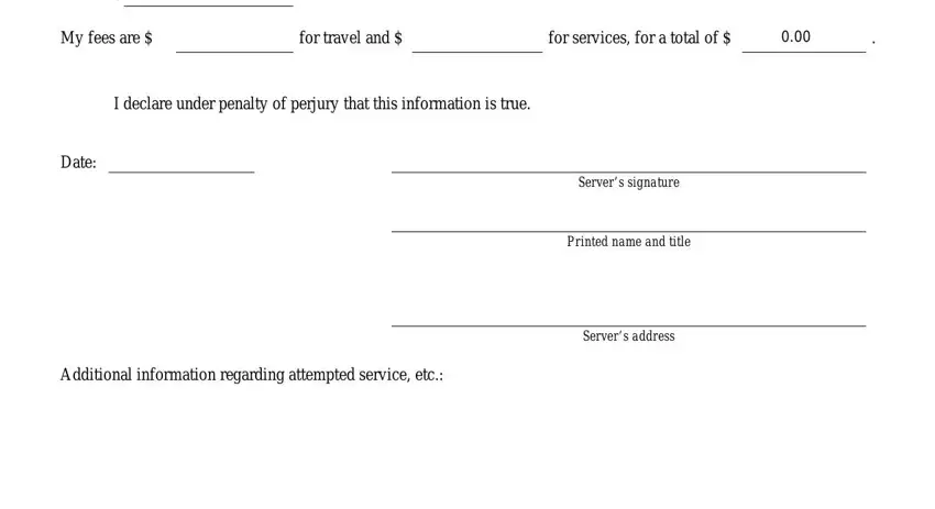 Finishing form ao subpoena part 5