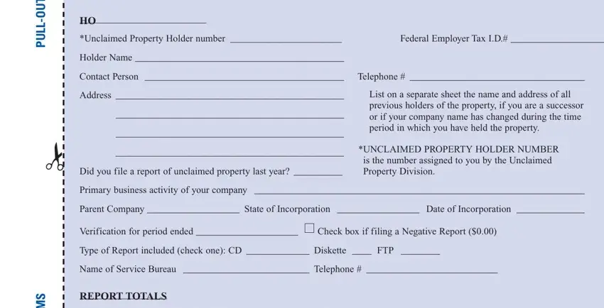 portion of fields in form ap 1