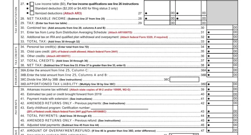 step 5 to finishing ar1000ec 2017 form