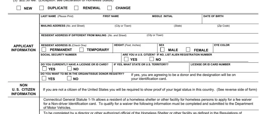 part 1 to filling in ct dmv form b 230 pdf