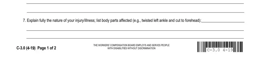 part 3 to finishing how to workers compensation form claim