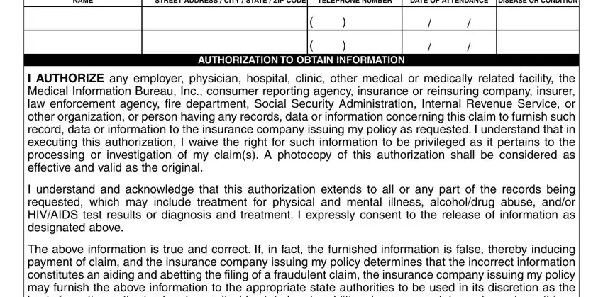 filling out union security life insurance company part 1