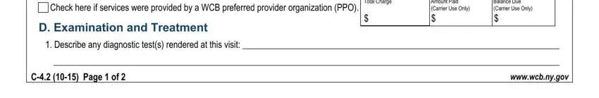 stage 3 to entering details in c4 2 workers comp