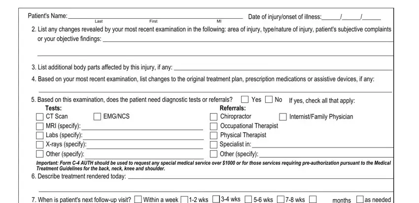 part 4 to completing c4 2 workers comp