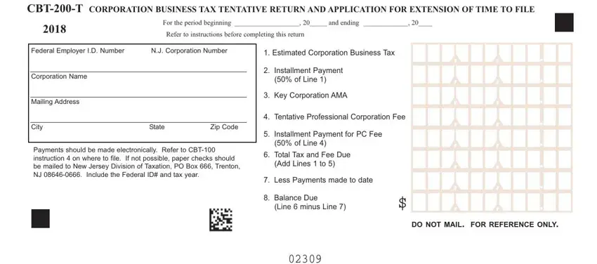 portion of blanks in cbt 200 ts instructions