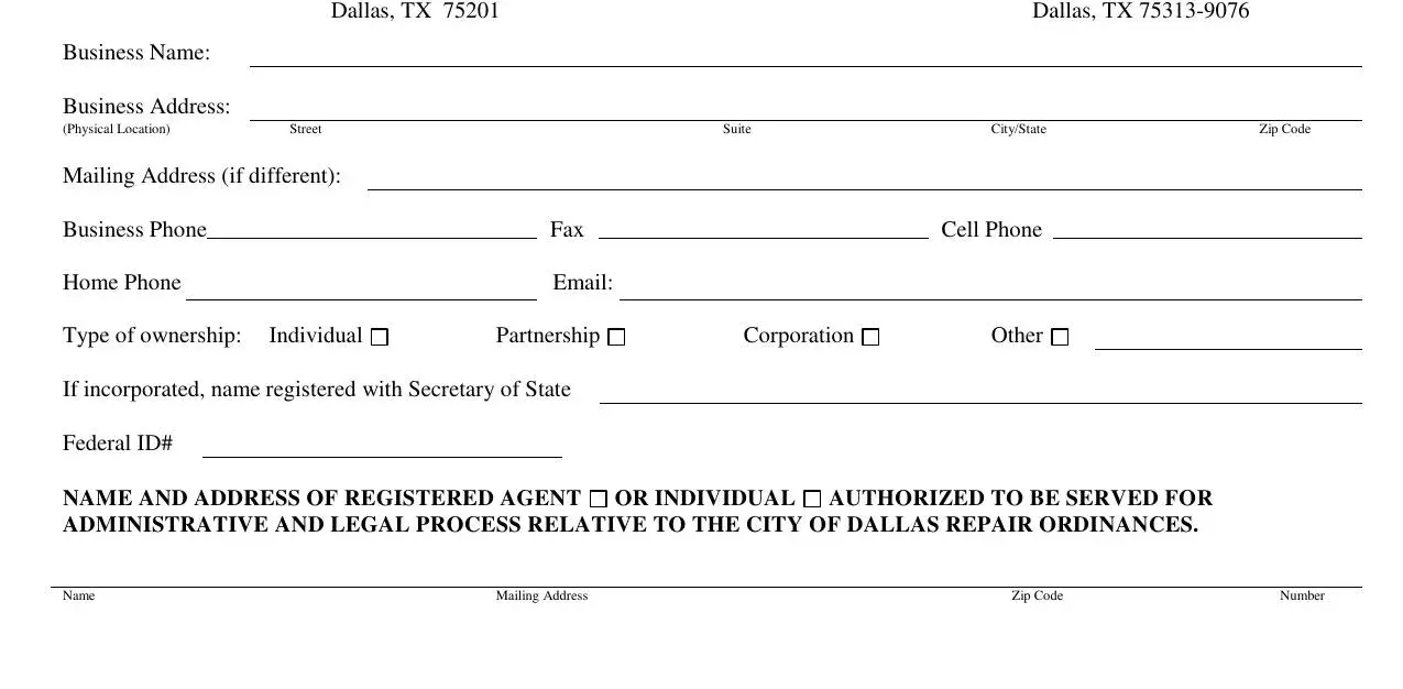completing home repair license city of dallas part 1