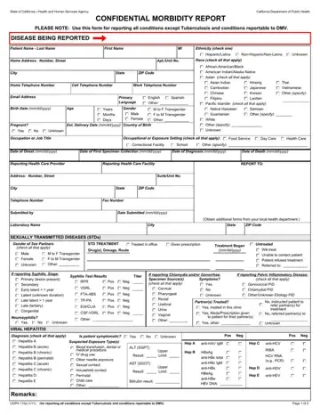 Form Cdph 110A Preview