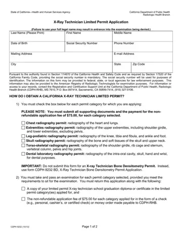 Form Cdph 8232 Preview