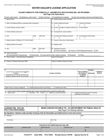 Form Cdph 8605 Preview