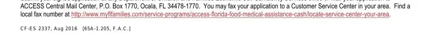 florida cf access children families What Happens Next Submit your, and CFES  Aug  A FAC fields to fill