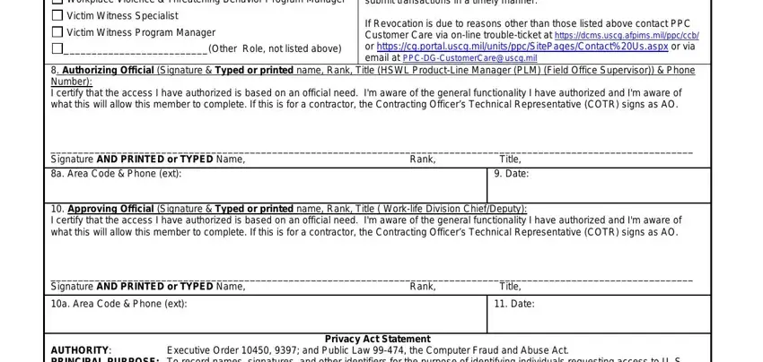 part 2 to filling out uscg direct access