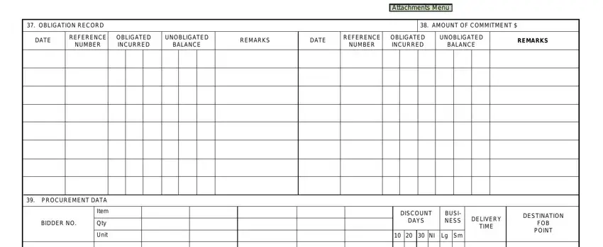 Filling out dd form 3953 step 3